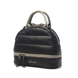 Nanga N000482 Mini Cool Bag, Cold Bag, Black, Brown, Sports, Outdoors, Camping, Golf, Everyday Use, Lunch Bag, Cold Insulation, Lunch Bag