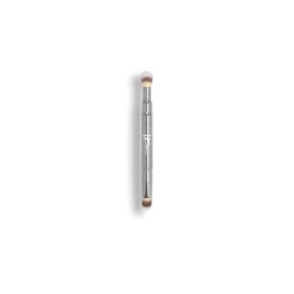 It Cosmetics Heavenly Luxe Dual Airbrush Concealer Brush #2 - Brocha Doble para Corrector, Acabado Difuminado y Natural sin Marcas, Vegana y Suave para Todo Tipo de Piel