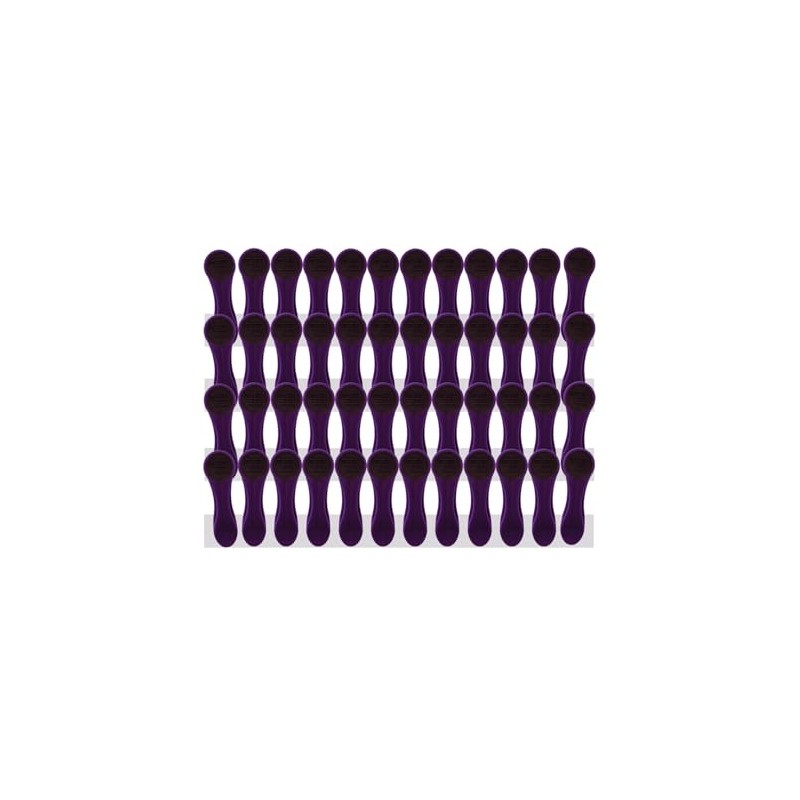 trendfinding 48 Clothes Pegs with Spiral Springs and Soft Grip