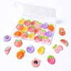 28 Pack Fruit Fridge Magnets, Cute Fridge Magnet, Strong Decoration