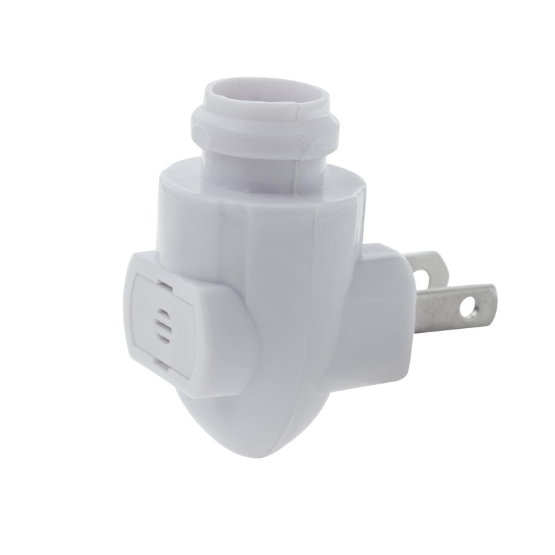 Creative Hobbies White Auto On Sensor Plug in Night Light