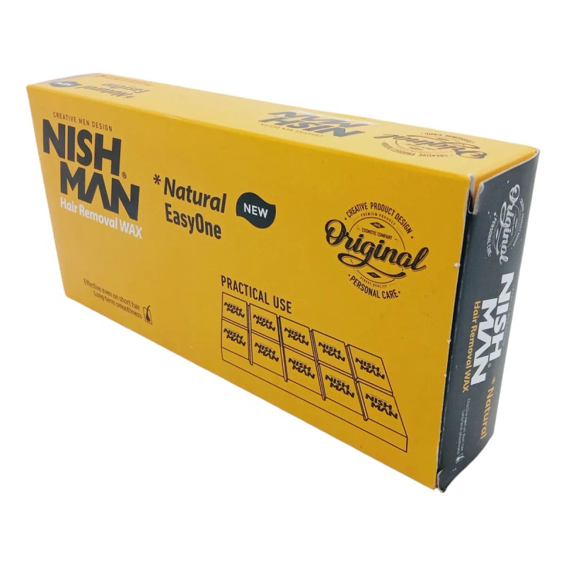 Cera Depiladora Natural Nish Man Para Hombre, Cara Y Cuerpo