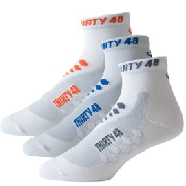 Thirty48 Low Cut Cycling Socks for Men and Women | Unisex Breathable Sport Socks