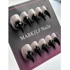 Luxury Press on Nails Short Stiletto Handmade Cat Claw Unique