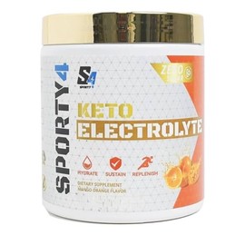 Electrolytes Keto 30 Days Supply | 30 Serving Electrolyte Powder Supporting Your Keto Fasting, Health & Fitness Goals | Orange Mango Flavour