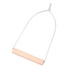 ORFOFE Hummingbird Swing Bird Durable Wooden Perch with Metal Frame
