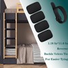 4 Pcs Bunk Bed Ladder Pads，12 x 8 Inch Soft