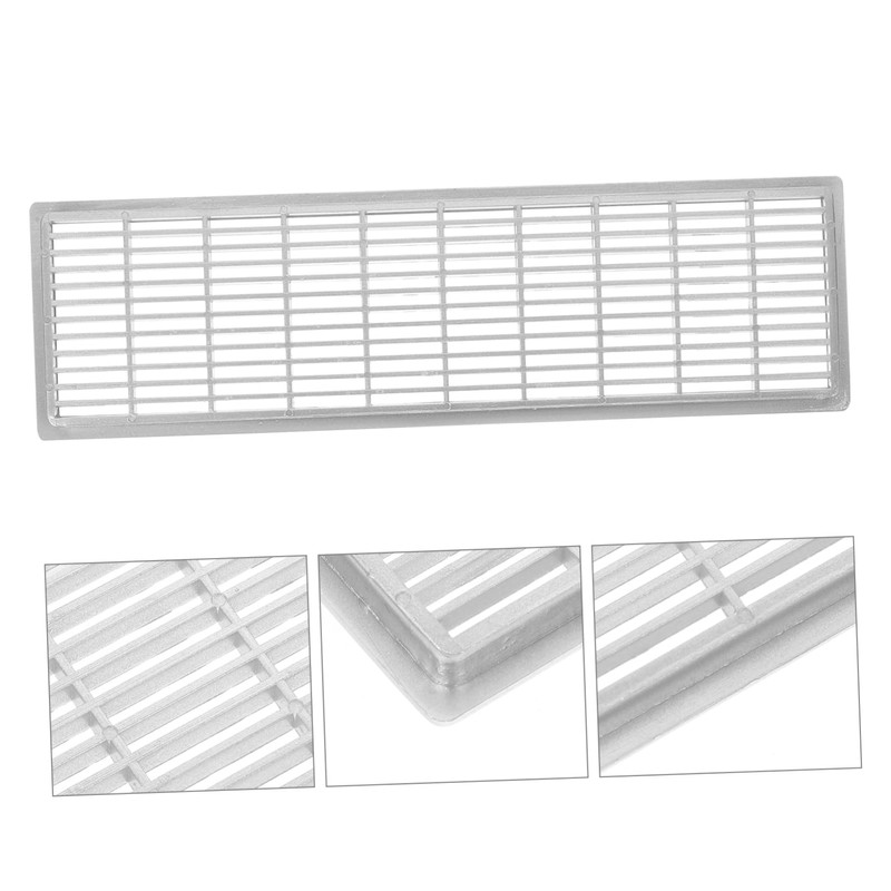 Tofficu 6Pcs Rectangular Air Vent Covers for Cabinets Closets and