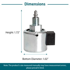 846639 Fuel Shut-Off Solenoid for B&S Engine - Fuel Solenoid Compatible with John Dee re Hu sqvarna Craftsman Mower, Solenoid-Fuel with Wiring Harness for Lawn Garden Equipment Engines