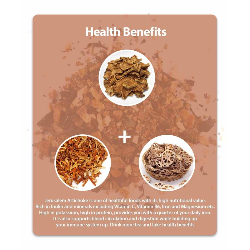Ssanggye Jerusalem Artichoke Tea 2.2g x 20 Pyramid Tea Bags,