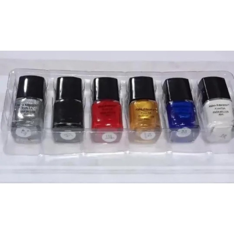 Set Tintas Para Sellos Para Uñas, Decoración para Uñas Miss