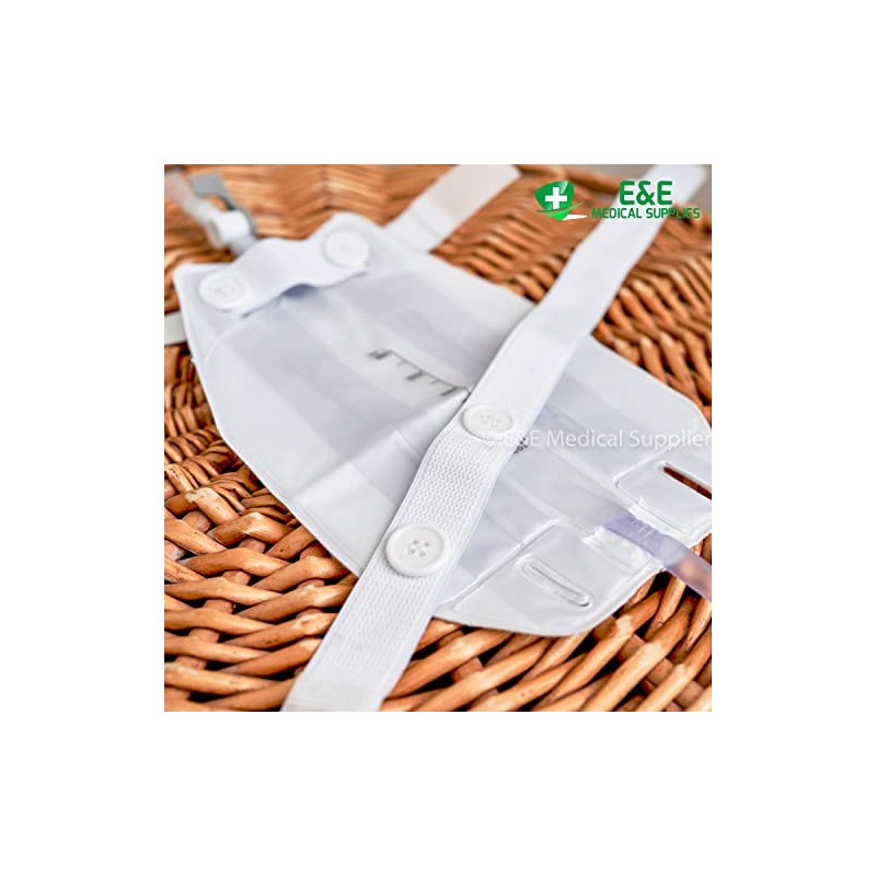E&E Medical Supplies Ltd. 1Pc Urine Leg Bag 500ml Short