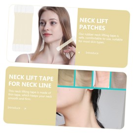 Beavorty 5sets Neck Lifting Tape Maximum Lifting Effect Neck Wrinkle Tape Skin Lifting Tapes for Women Neck Tape 4pcs*5
