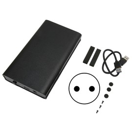 3.5in 2.5in USB3.0 to SATA HDD Enclosure 6Gbps Support SATA I II III External Hard Drive HDD Enclosure for PC 110‑240V EU Plug  (Not Inclube Hard Disk)
