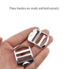 HAHIYO Adjustable Ladder Lock Webbing Release Slider Buckle Zinc Alloy