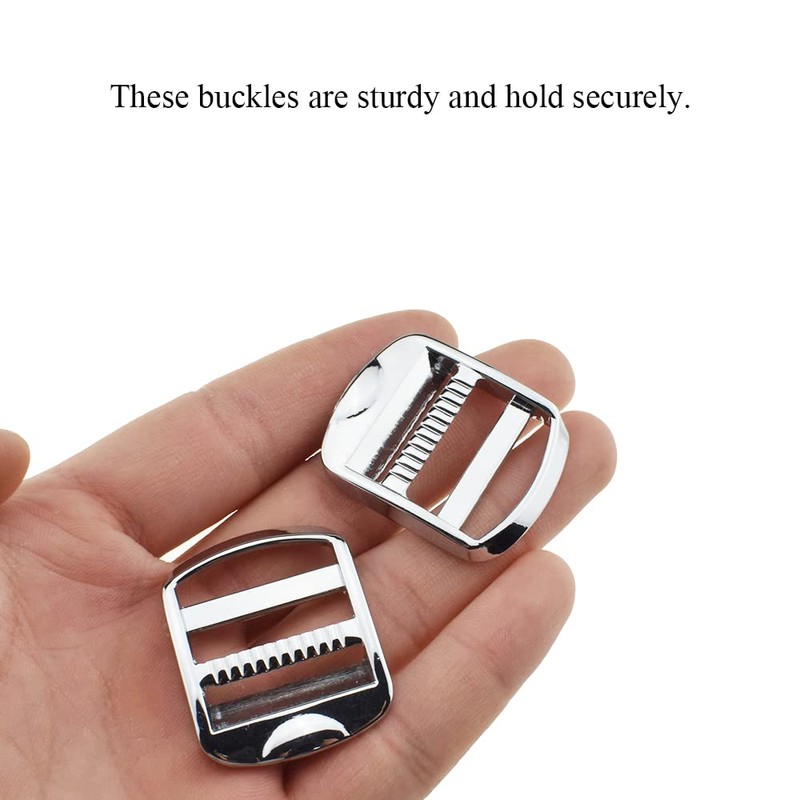 HAHIYO Adjustable Ladder Lock Webbing Release Slider Buckle Zinc Alloy