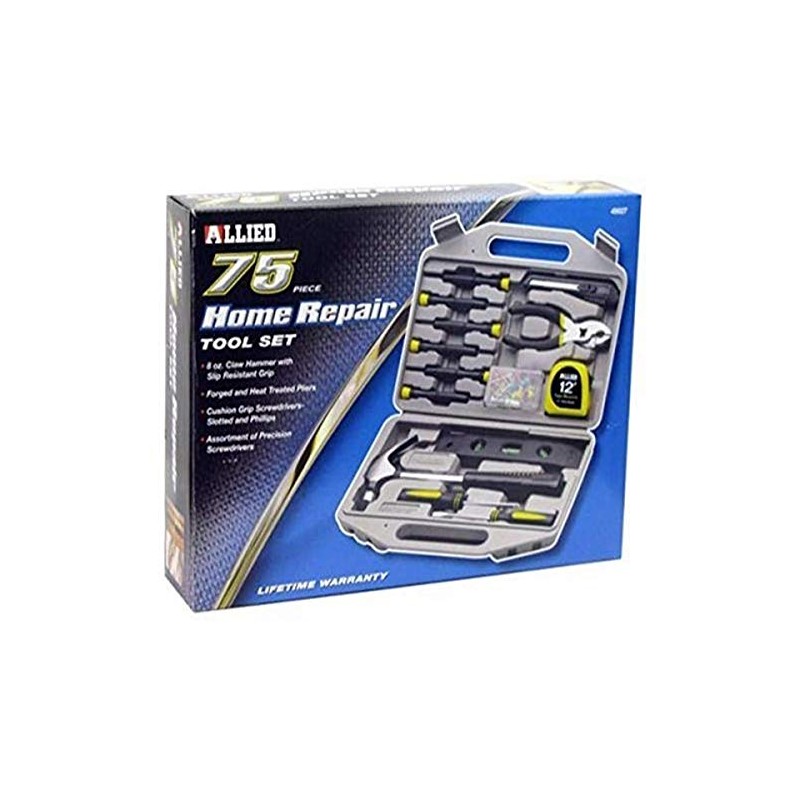 Allied Tools 49027 75-Piece Home Maintenance Tool Set