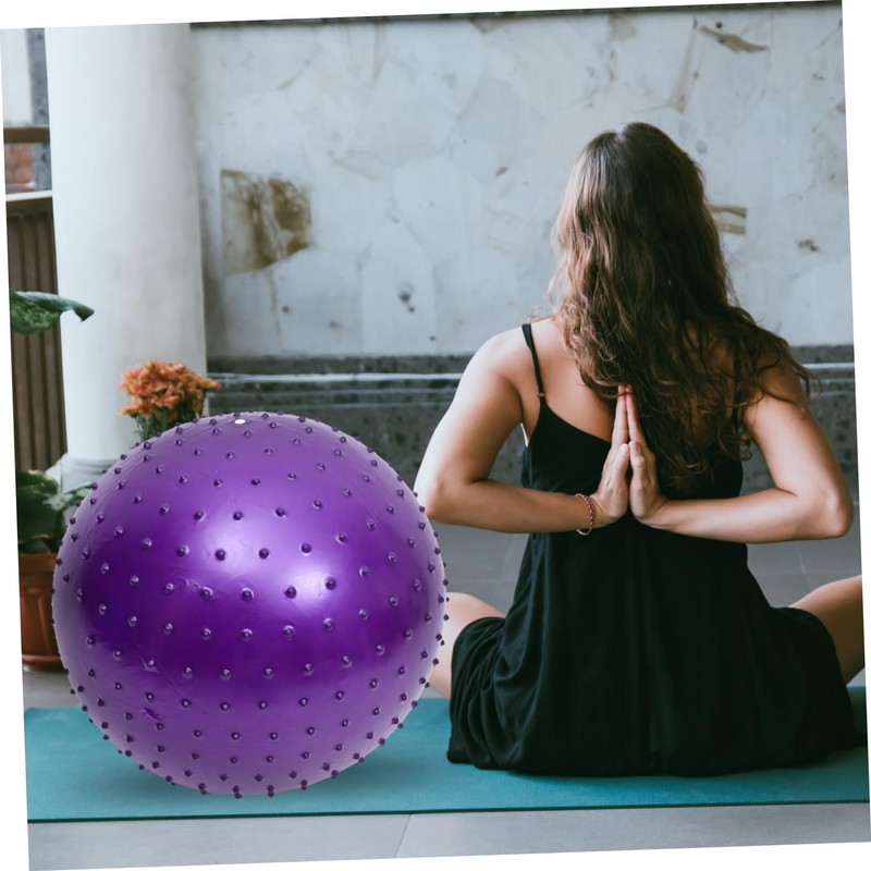 CIYODO Pilates Yoga Ball Exercise Ball Bumpy Texture for Muscle