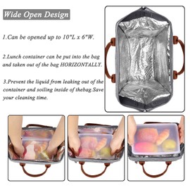 LOKASS Lunch Bag Insulated Lunch Box Wide-Open Lunch Tote Bag Large Drinks Holder Durable Nylon Snacks Organizer with Removable Shoulder Strap for Women Men Adults Work Outdoor,Sloth