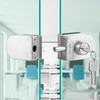 Fits on 1/2" Glass,10 mm -12 mm, Glass Door Lock,