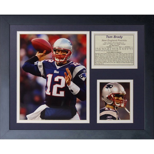 Legends Never Die "Tom Brady Home Framed Photo Collage, 11