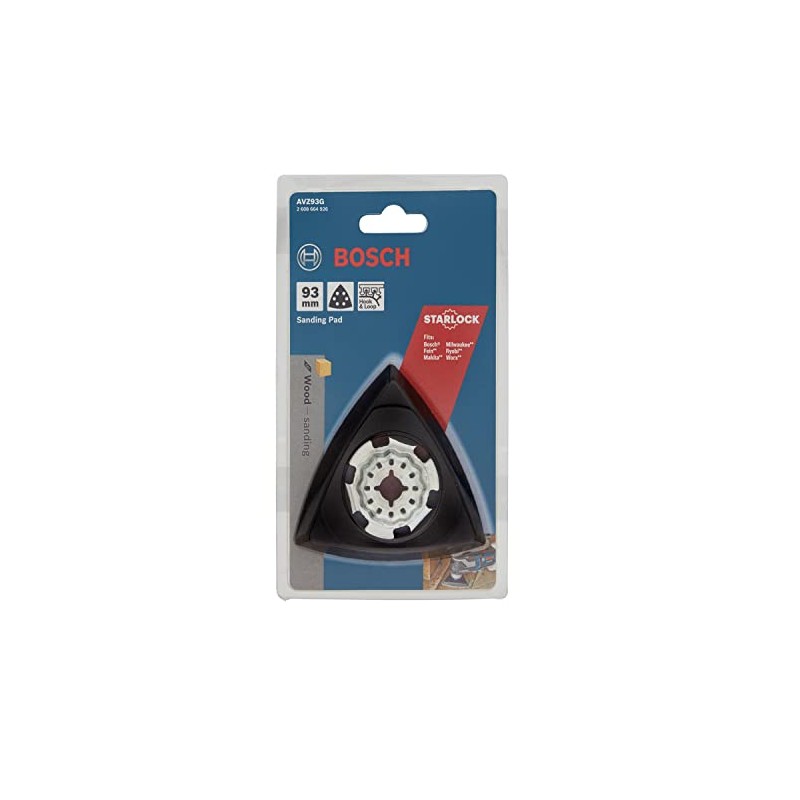 Bosch Accessories Professional 1x Starlock Delta Sanding Pad AVZ 93