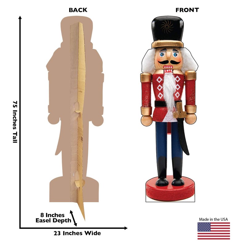 Cardboard People Nutcracker Soldier Life Size Cardboard Cutout Standup