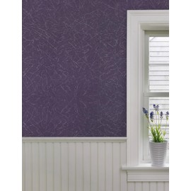 GloryTik Purple Silk Wallpaper Peel and Stick Purple Contact Paper Self Adhesive Removable Wallpaper Silk Textured Wallpaper for Room Cabinet Decor Vinyl Roll 17.3"X78.7"