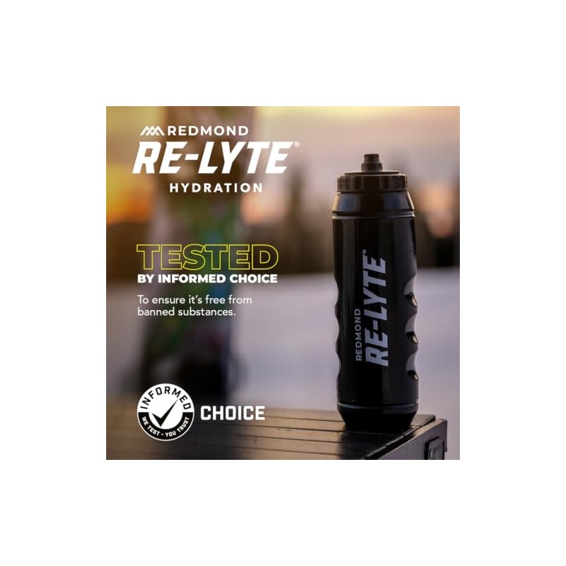Redmond Lyte Electrolitos Naturales Real Salt Hidratación Clean Calorías Azúcares
