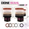 Specora - Spiral Haargummi 12er Pack - 5cm TPU -