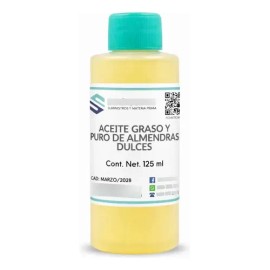 Aceite De Almendras Dulces Hidratante Uso Cosmetico 125ml                                                                                             