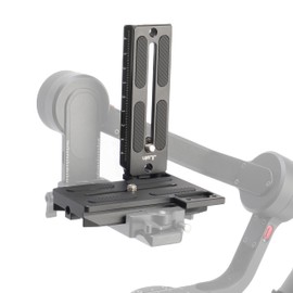 FocusFoto L Bracket Vertical Horizontal Switching Camera Quick Release Plate for ZHIYUN Crane 2/3 LAB, Weebill-S/3/2 and for DJI Ronin RSC2 RS2 Gimbal Stabilizer, for Manfrotto 501PL Arca-Swiss Tripod