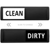 Clean Dirty Sign, Non-Scratching/Super Strong Soft with Double-Sided Adhesives/Easy to