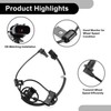 Partuto ABS Wheel Speed Sensor Front Right ABS Sensor Anti-lock