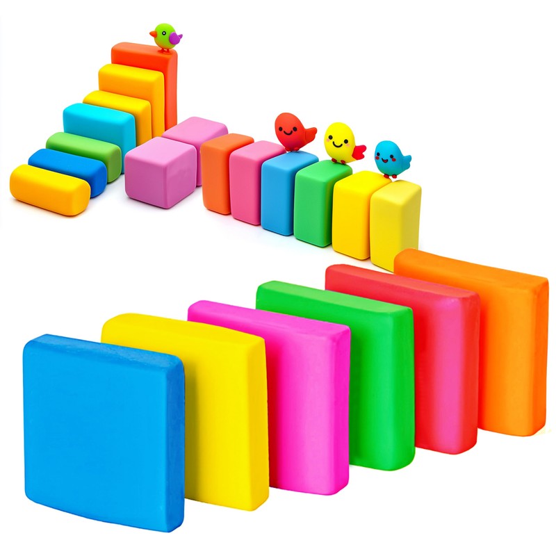ROPTO Kneaded Erasers for Artists Drawing No Smudge 12 Pcs