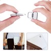 Abeillo 2PCS Portable Keyboard Riser, Self-Adhesive Mini Laptop Stand Invisible