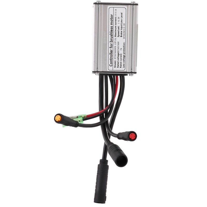 36V 48V 15A Electric Bike Sine Wave Controller 250W Brushless