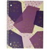 Mead Spiral Notebooks, 1 Subject, College Ruled Paper, 70 Sheets, 10-1/2" x 7-1/2", Shape It Up, Assorted Designs, 3 Pack (38191)