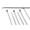 THE CIMPLE CO 7 inch Strong Grey Nylon Zip Ties,