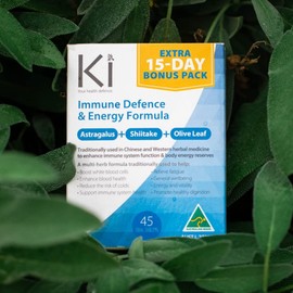 Ki Immune Defence & Energy Formula 60 Tablets + 15 Bonus Tablets
