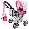 Bebamour Baby Doll Stroller Convertible Pram Stroller with Removable Travel
