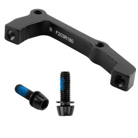 TIANXUAN Disc Brake Adapter for Mountain Bike Post Side Mount Adapters for 180/203 mm Disc Brake Rotor Front Rear Mounting Modification Bracket Aluminum Alloy Black Industrial