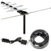 LAVA HD-250 Outdoor Antenna, 50 mile Amplified TV Antenna, Simplest