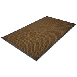 Guardian WaterGuard Indoor/Outdoor Wiper Scraper Floor Mat, Rubber/Nylon, 3'x5', Brown