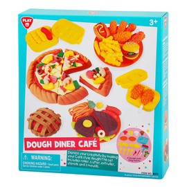Play Dough Diner Cafe Toy for Kids Kitchen Appliances Play Set Lightweight & Adjustable for 3+, 4, 5, 6 Years & Older