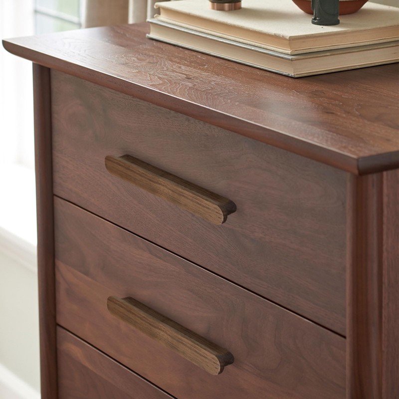 Evionlin 5 in Walnut Wood Kitchen pulls cabinets Handles Furniture