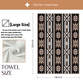 Kitchen Towels Boho Style Dish Towel, Summer Style18x26 inches 4 Pack, Spring Kitchen Towels. Don't Scratch Dishes or Countertops, Suitable for Restaurants, Home Use, Farmhouse Decor.