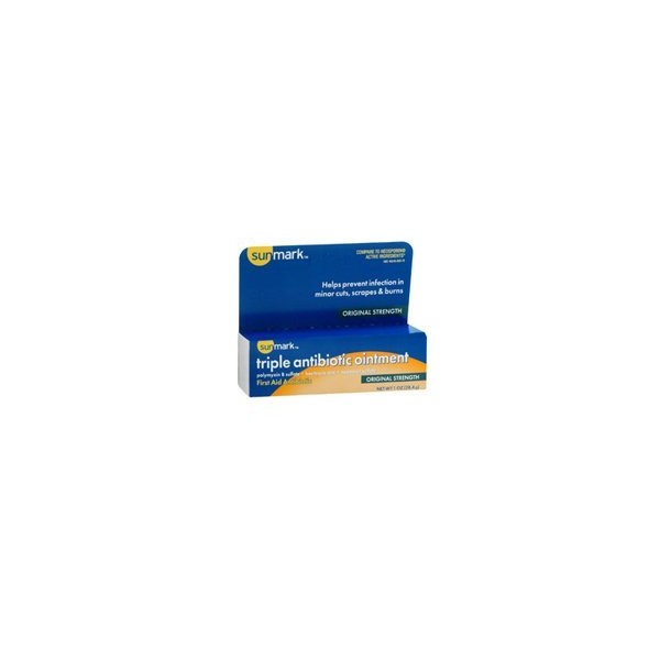 Sunmark Sunmark Triple Antibiotic Ointment, 1 oz (Pack of 2)