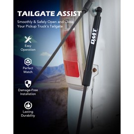 Orion Motor Tech Truck Tailgate Assist, Pickup Tailgate Lift Assist Kit Compatible with 2009 2010 2011 2012 2013 2014 2015 2016 2017 2018 2019 2020 2021 2022 2023 2024 2025 Dodge Ram 1500 2500 3500