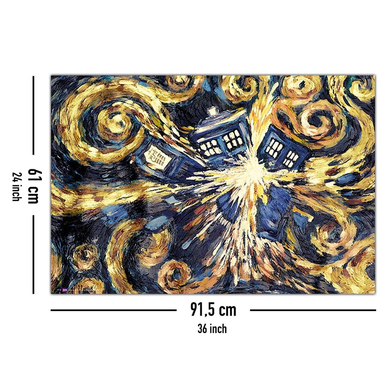 Doctor Who Poster Exploding Tardis (36"x24")